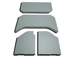 Sound Deadening Headliner; Gray (07-10 Jeep Wrangler JK 4-Door)