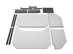 Sound Deadening Headliner; White (07-10 Jeep Wrangler JK 4-Door)