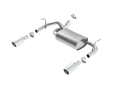 Borla ATAK Axle-Back Exhaust with Chrome Tips (12-18 3.6L Jeep Wrangler JK)