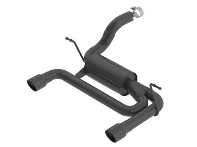 Borla ATAK Axle-Back Exhaust with Ceramic Black Tips (18-25 3.6L Jeep Wrangler JL)