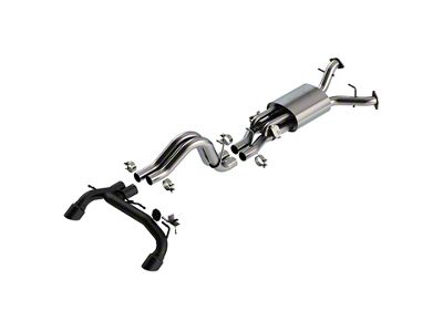 Borla ATAK Cat-Back Exhaust with Black Chrome Tips (22-25 Bronco Raptor)