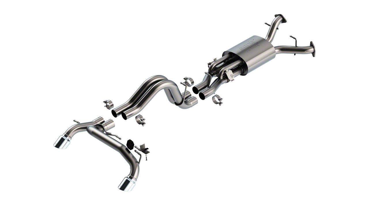 Borla Bronco ATAK CatBack Exhaust with Chrome Tips 140934 (2224