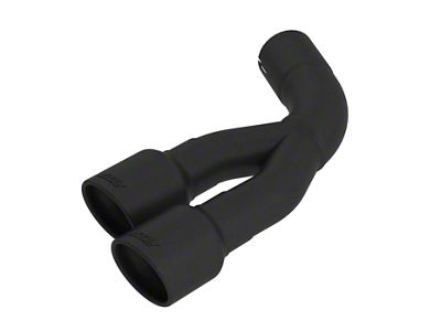 Borla Climber Exhaust System Exhaust Tips; 3.50-Inch; Ceramic Black (20-25 Jeep Gladiator JT)