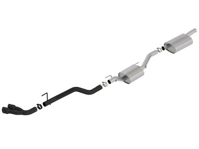 Borla Touring Single Exhaust System with Ceramic Black Tips; Side Exit (20-25 3.6L Jeep Gladiator JT)