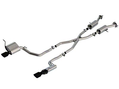 Borla S-Type Cat-Back Exhaust with Black Chrome Tips (14-21 3.6L Jeep Grand Cherokee WK2)