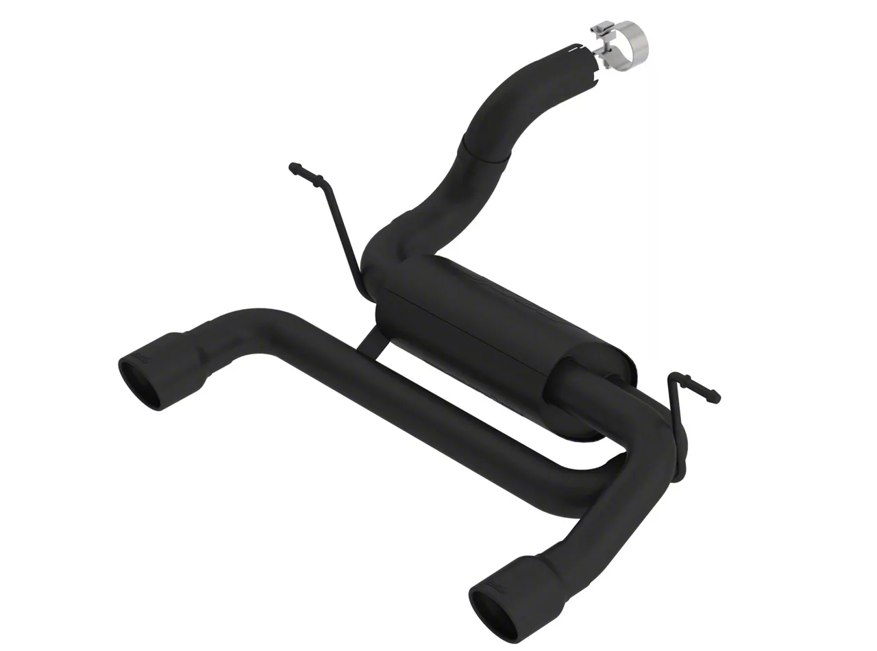 Borla Jeep Wrangler ATAK Axle-Back Exhaust with Ceramic Black Tips