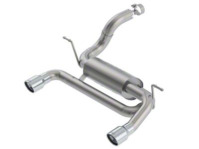 Borla ATAK Axle-Back Exhaust with Polished Tips (18-25 2.0L Jeep Wrangler JL)
