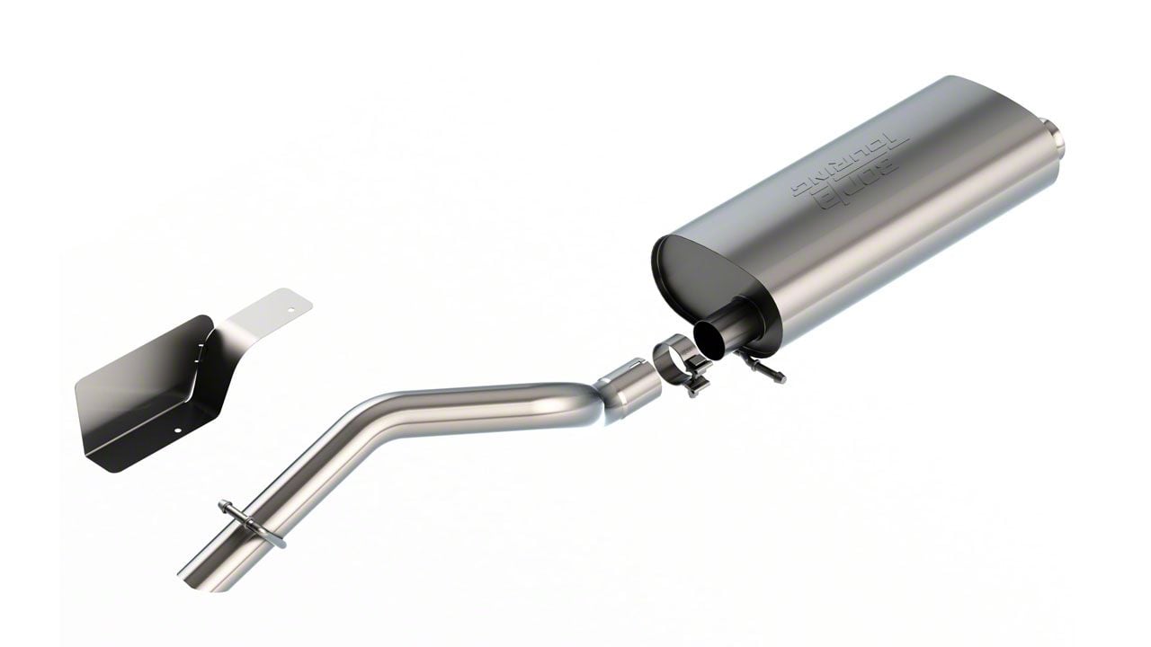 Borla Jeep Wrangler Climber Touring CatBack Exhaust with Turn Down Tip 140846 (1824 3.6L Jeep