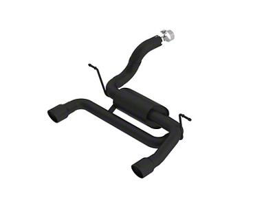 Borla S-Type Axle-Back Exhaust with Ceramic Black Tips (18-25 2.0L Jeep Wrangler JL)