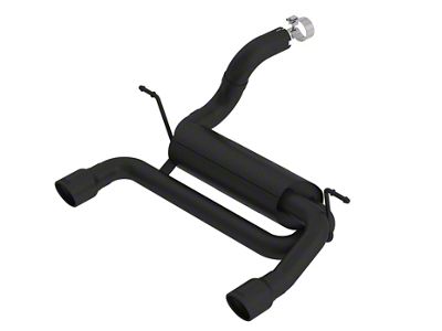 Borla Touring Axle-Back Exhaust with Ceramic Black Tips (18-25 2.0L Jeep Wrangler JL)