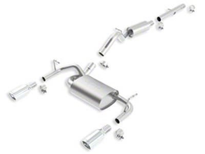 Borla Touring Cat-Back Exhaust with Chrome Tips (12-18 Jeep Wrangler JK 2-Door)