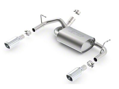 Borla Touring Axle-Back Exhaust with Polished Tip (12-18 Jeep Wrangler JK)