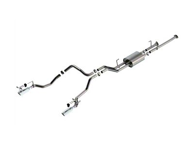 Borla ATAK True Dual Exhaust System with Chrome Tips; Rear Exit (14-19 4.6L Tundra)
