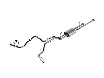 Borla ATAK True Dual Exhaust System with Chrome Tips; Side Exit (09-19 4.6L Tundra)