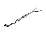 Borla S-Type True Dual Exhaust System with Black Tips; Same Side Exit (22-26 Tundra)