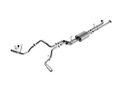 Borla S-Type True Dual Exhaust System with Chrome Tips; Side Exit (07-08 5.7L Tundra)