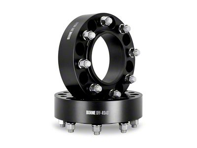 Borne Off-Road 1.20-Inch Wheel Spacers; Black (21-25 Bronco, Excluding Raptor)
