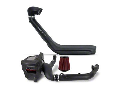 Borne Off-Road Snorkel and Performance Intake Package; Oiled Filter (21-25 2.7L EcoBoost Bronco)