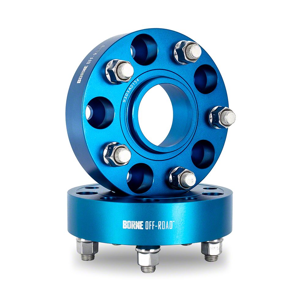 Borne OffRoad Jeep Gladiator 1.75Inch Wheel Spacers; Blue BNWS003