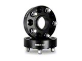 1.50-Inch Wheel Spacers; Black (11-21 Jeep Grand Cherokee WK2)