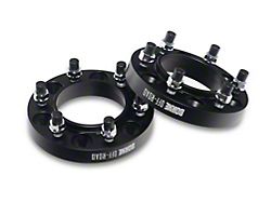 1-Inch Wheel Spacers; Black (05-23 Tacoma)