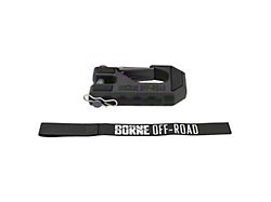 Borne Off-Road Winch Hook with Hand Tether; Blue