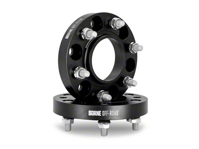 Borne Off-Road 1.20-Inch Wheel Spacers; Black (22-25 Tundra)