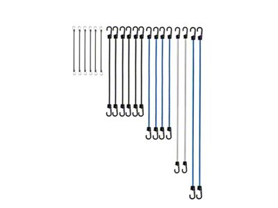 Borne Off-Road Bungee Cord Set; 28-Piece