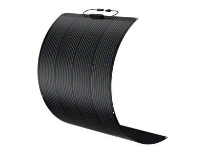 BougeRV Arch Fiberglass Curved Solar Panel; 200-Watt