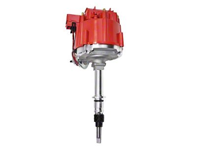 Bous Performance HEI Ignition Distributor with 65K Coil; Red Cap (76-90 4.2L Jeep CJ7 & Wrangler YJ)