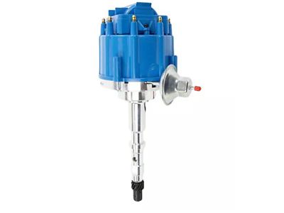 Bous Performance HEI Ignition Distributor with 66K Coil; Blue Cap (76-81 5.0L Jeep CJ7)