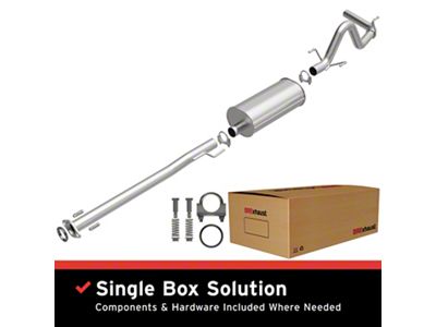 BRExhaust Direct-Fit Single Exhaust System; Side Exit (13-15 4.0L Tacoma)