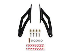 Bright Earth 50-Inch Upper Windshield Straight LED Light Bar Mounting Brackets (04-15 Titan)