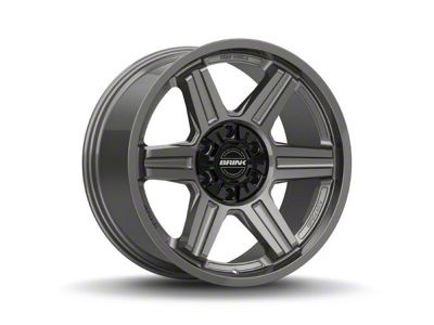 Brink Wheels Fang Vivid Titanium 6-Lug Wheel; 20x9; 18mm Offset (24-25 Tacoma)