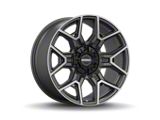 Brink Wheels Insurgent Smoke Machined Titanium 6-Lug Wheel; 20x9; 18mm Offset (24-26 Tacoma)