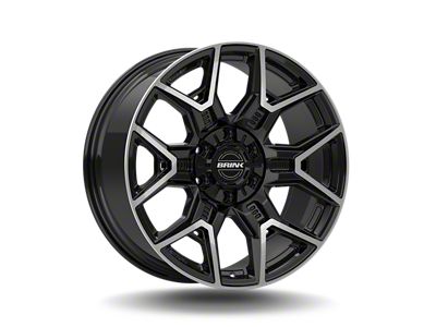 Brink Wheels Insurgent Machined Piano Black 6-Lug Wheel; 22x10; 12mm Offset (25-26 4Runner)