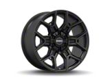 Brink Wheels Insurgent Nocturnal Black 6-Lug Wheel; 20x9; 0mm Offset (21-25 Bronco, Excluding Raptor)