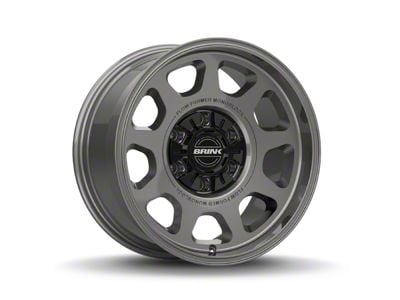 Brink Wheels Alpine Vivid Titanium Wheel; 17x8.5; 0mm Offset (18-25 Jeep Wrangler JL)