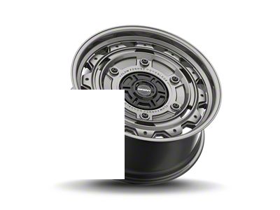 Brink Wheels Barracks Vivid Titanium Wheel; 17x9; -12mm Offset (07-18 Jeep Wrangler JK)