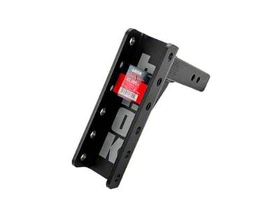 bROK 2-Inch Reciever Channel Mount Hitch; 6-Inch Drop (Universal; Some Adaptation May Be Required)