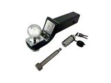 bROK 2-Inch Receiver HD Hitch Ball Mount with 2-Inch Ball and Locking Pin; 2-Inch Drop (Universal; Some Adaptation May Be Required)