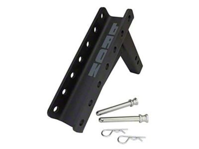 bROK 2-Inch Reciever Channel Mount Hitch with Pins and Clips; 8-Inch Drop (Universal; Some Adaptation May Be Required)