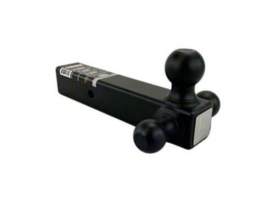 bROK 2.50-Inch Receiver HD Hitch with Tri-Ball Mount (Universal; Some Adaptation May Be Required)