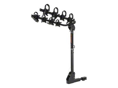 1-1/4 to 2-Inch Receiver Hitch Extendedable Bike Rack; Carries 2 or 4 Bikes (Universal; Some Adaptation May Be Required)