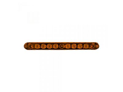 15-Inch Mini LED Tailgate Bar; Amber (Universal; Some Adaptation May Be Required)