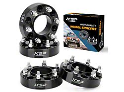 1.50-Inch Hubcentric Pro Billet Wheel Spacers; Black (21-26 Bronco, Excluding Raptor)