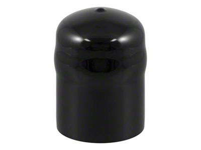 2-5/16-Inch Trailer Hitch Ball Cover; Black Rubber