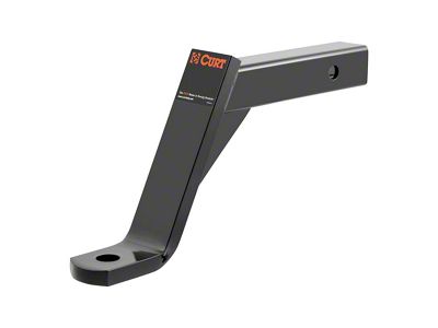 2-Inch Receiver Hitch Class III Ball Mount; 8-Inch Drop (Universal; Some Adaptation May Be Required)