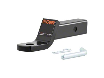 2-Inch Receiver Hitch Class III Ball Mount with Pin; 2-Inch Drop (Universal; Some Adaptation May Be Required)