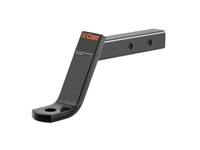 2-Inch Receiver Hitch Dual-Length Ball Mount; 6-Inch Drop (Universal; Some Adaptation May Be Required)